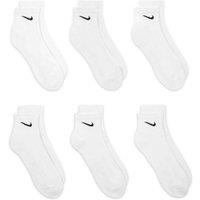 Nike 6 Pack Everyday Cushioned Ankle Socks White