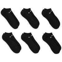 Nike 6 Pack Everyday Cushioned Trainer Socks Black