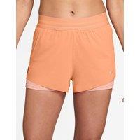 Nike Swift 2-in-1 Running Shorts Orange