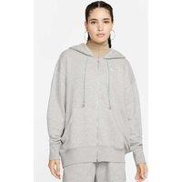 Nike Phoenix Fleece Oversized Full-Zip Hoodie Grey Marl