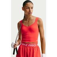 Nike Pro Sculpt Padded Sports Bra Tank Top Cherry Red