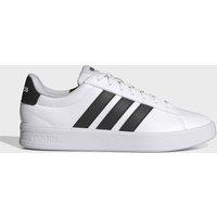 Adidas Grand Court 3.0 Stripe Trainers White/Black