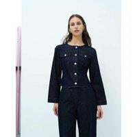 French Connection Denim Jacket Dark Blue Denim