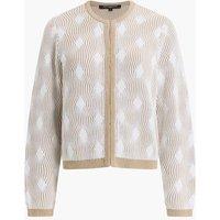 French Connection Pure Cotton Textured Cardigan White Mix