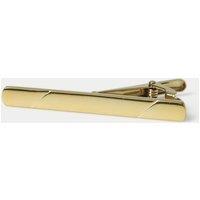 M&S Stainless Engraved Tie Pin Gold