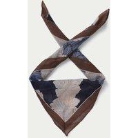 M&S Multi Floral Scarf Black Mix