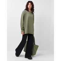 Sweaty Betty Round Neck Seamless Top Dark Khaki