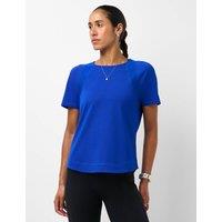 Sweaty Betty Breathe Easy Mesh Crew Neck T-Shirt Medium Blue