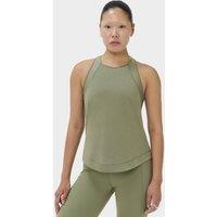 Sweaty Betty Breathe Easy Mesh Running Vest Top Dark Khaki
