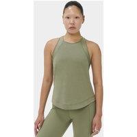 Sweaty Betty Breathe Easy Mesh Running Vest Top Dark Khaki