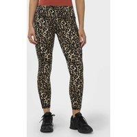 Sweaty Betty Power Animal Print Piping 7/8 Leggings Brown Mix