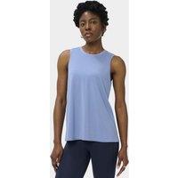 Sweaty Betty Soft Flow Studio Open Back Yoga Vest Top Blue Denim