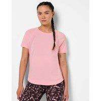 Sweaty Betty Breathe Easy Mesh Crew Neck T-Shirt Light Pink