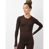 Sweaty Betty Textured Seamless Top Dark Brown