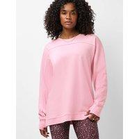 Sweaty Betty After Class Cotton Blend Longline Sweatshirt Light Pink