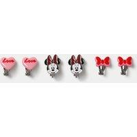 M&S Minnie Mouse Clip On Earring Set Silver