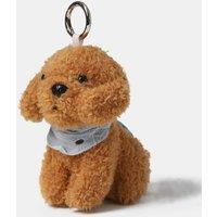 M&S PlushBandana Dog Bag Charm Brown