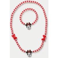 M&S Minnie Mouse Beaded Jewellery Multipack Pink Mix