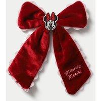 M&S Minnie Mouse Scallop Edge Bow Red