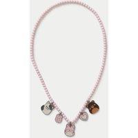 M&S Squishmallows Beaded Charm Necklace Pink