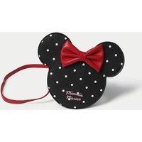 M&S Minnie Mouse Polka Dot Bag Black Mix