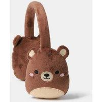 M&S Squishmallows Omar Earmuffs Brown
