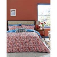 LAND & SHORE Pure Cotton Willa Bedding Set Red Mix