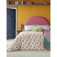 LAND & SHORE Pure Cotton Rene Floral Bedding Set Cream Mix