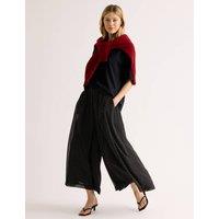 Albaray Polka Dot Wide Leg Culottes Black Mix