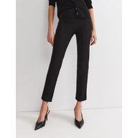 Sportscraft Cotton Rich Slim Fit Ankle Grazer Trousers Black