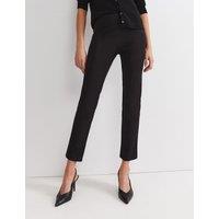 Sportscraft Cotton Rich Slim Fit Ankle Grazer Trousers Black