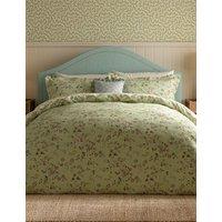 Sanderson Pure Cotton Nectar Fields Bedding Set Green Mix