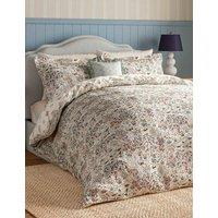 Sanderson Pure Cotton Moat Birds Bedding Set Cream Mix