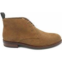 Jones Bootmaker Wide Fit Suede Chukka Boots Tan