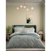 Bedeck of Belfast Pure Cotton Patterned Bedding Set Light Green