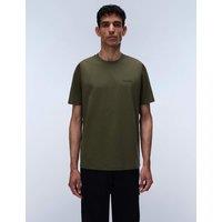 Napapijri Pure Cotton Brand Graphic T-Shirt Dark Green