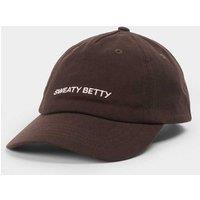 Sweaty Betty Pure Cotton Embroidered Baseball Cap Dark Brown