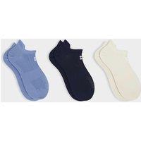 Sweaty Betty 3 Pack Lightweight Trainer Socks Blue Mix