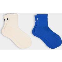 Sweaty Betty 2 Pack Crew Running Trainer Socks Navy Mix