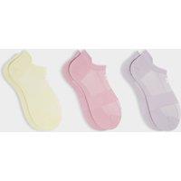 Sweaty Betty 3 Pack Lightweight Trainer Socks Purple Mix