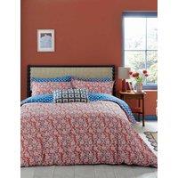 LAND & SHORE 2 Pack Pure Cotton Willa Pillowcases Blue Mix