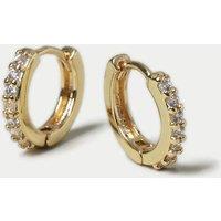 14ct Gold Plated Mini Hoop Earrings Gold