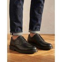 Jones Bootmaker Waterproof Leather Lace Up Brogue Shoes Black