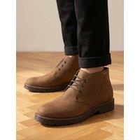 Jones Bootmaker Waterproof Leather Lace Up Boots Light Brown