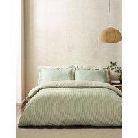 YARD Hebden Striped Cotton Reversible Bedding Set Pink Mix