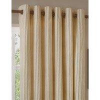 YARD Hebden Striped Blackout Eyelet Curtains Light Pink Mix