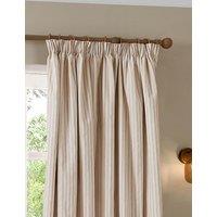 YARD Hebden Striped Pencil Pleat Curtains Pink Mix