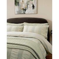 Bedeck of Belfast 2 Pack Pure Cotton Stonewashed Pillowcases Light Green