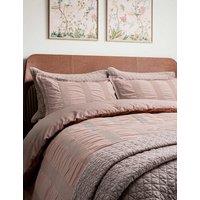 Bedeck of Belfast 2 Pack Pure Cotton Stonewashed Pillowcases Pink