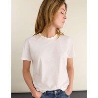 BAUKJEN Jersey Crew Neck T-Shirt White